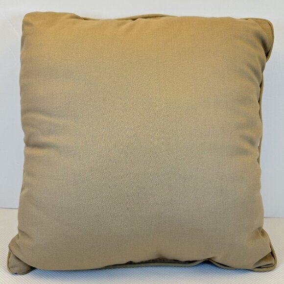 Vintage Nativity Tapestry Throw Pillow 16"x16" Tan Backing Mary Joseph Jesus - Picture 2 of 6